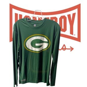 New Era Green Long Sleeve Shirt